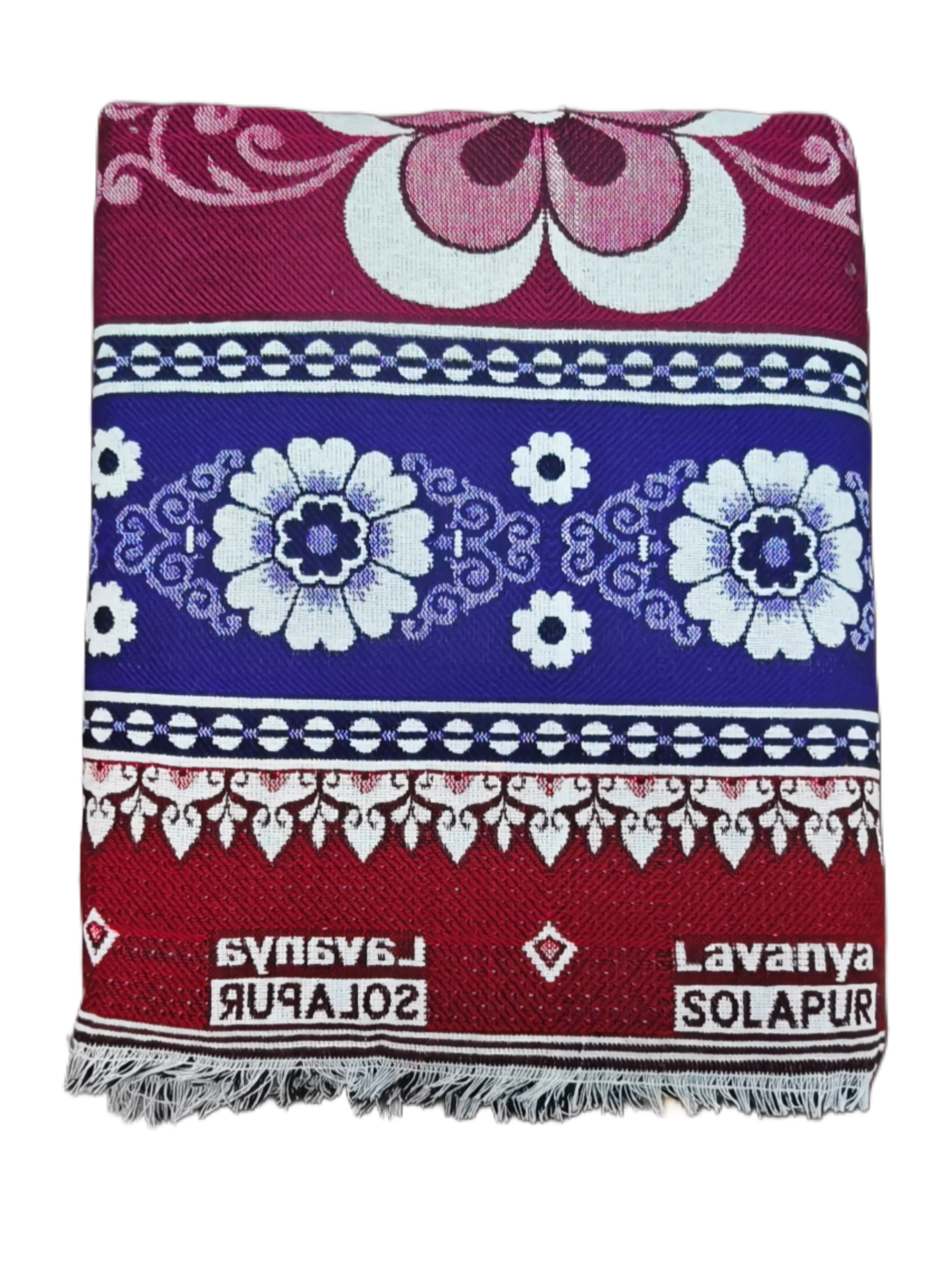 Lavanya | 100% Cotton Solapuri Gangji Chaddar